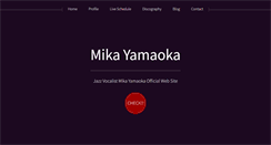 Desktop Screenshot of mika-yamaoka.com